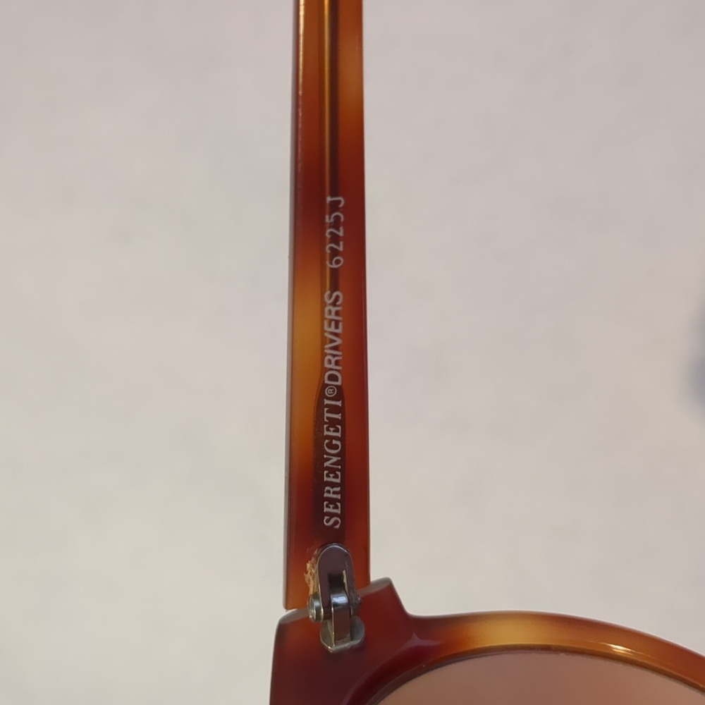 Vintage Women's Brown Tortoise Shell Serengeti Drivers Sun Glasses - Picture 7 of 14